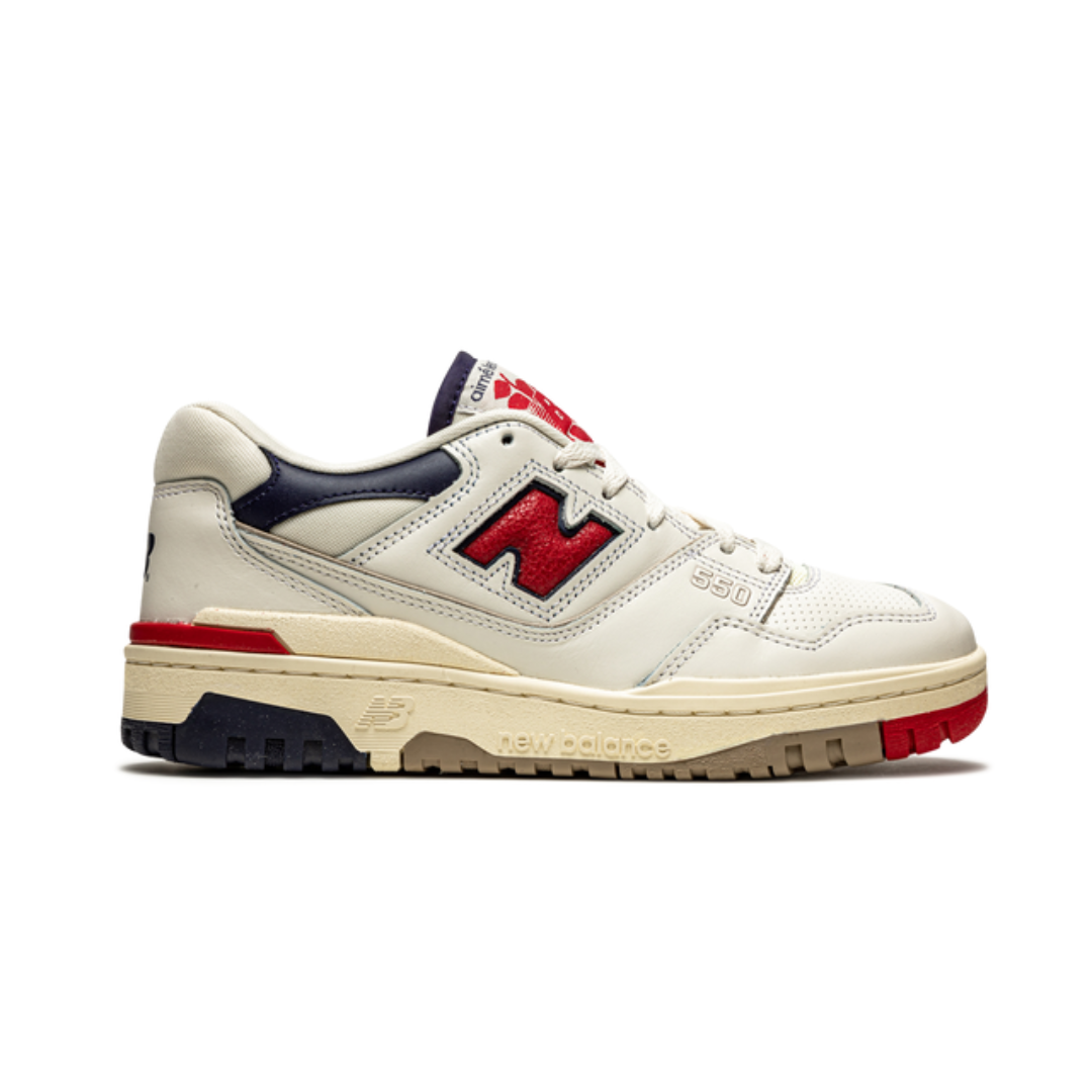 New Balance 550 Aimé Leon Dore White Navy Red