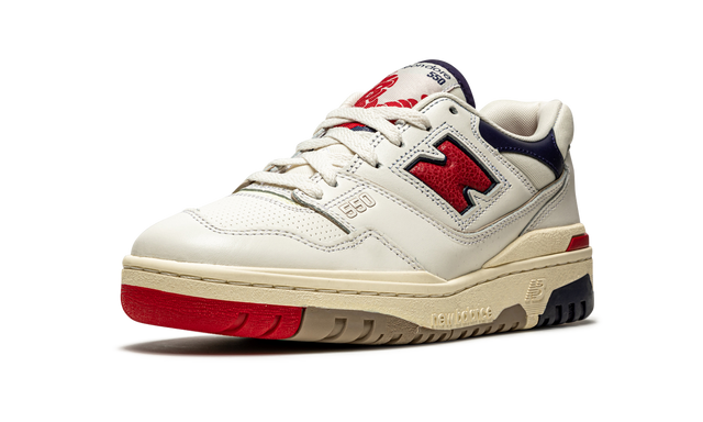 New Balance 550 Aimé Leon Dore White Navy Red