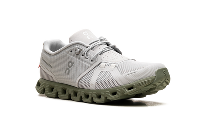 On Running Cloud 5 Glacier Grey Reseda Green
